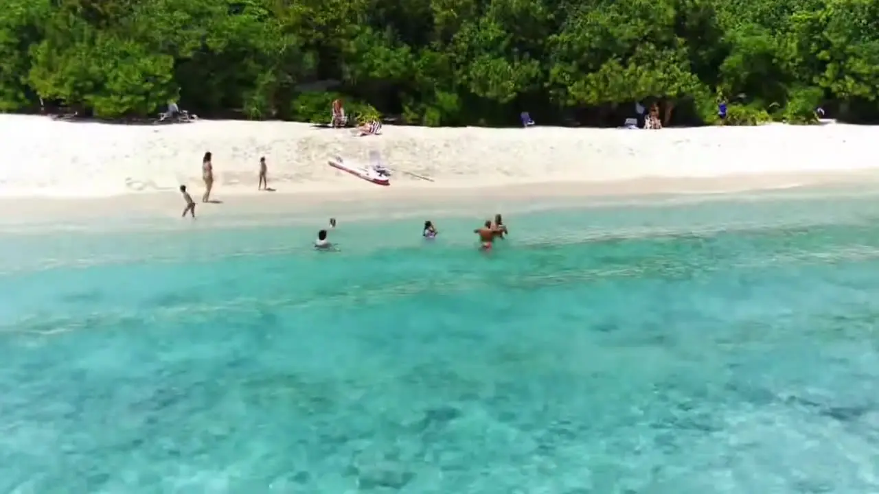 Community life on Ukulhas, an inhabited local island in the Maldives